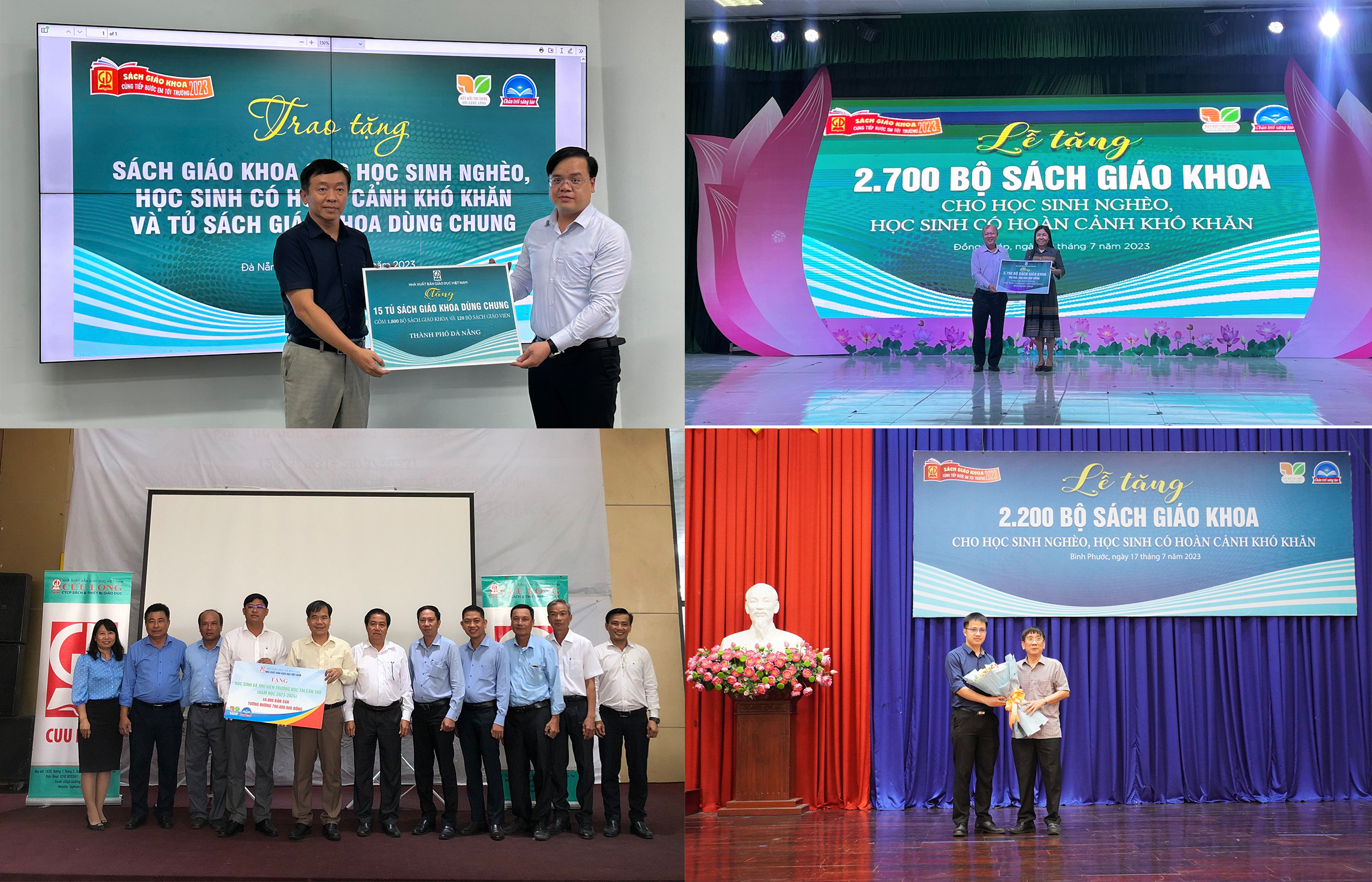 Nhà xuất bản Giáo dục Việt Nam triển khai Chương trình tặng sách Cùng tiếp bước em tới trường