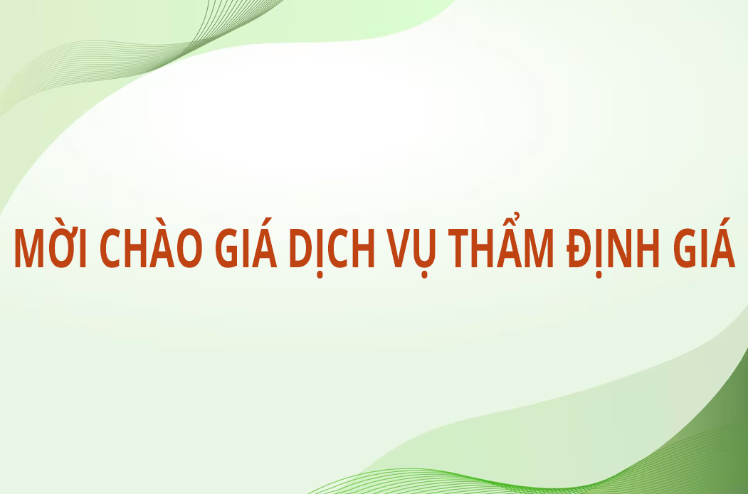 Mời chào giá dịch vụ thẩm định giá in sách giáo dục phục vụ năm học 2026-2027